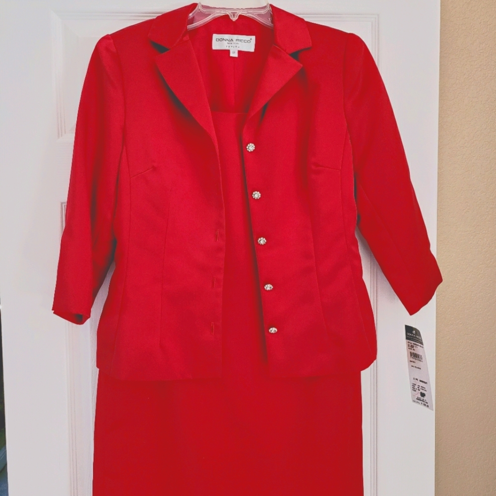 Rhinestone & Ruffle Two Piece